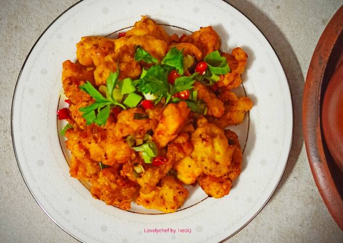 Ayam Popcorn Goreng Bawang