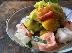 Una foto de Ceviche peruano