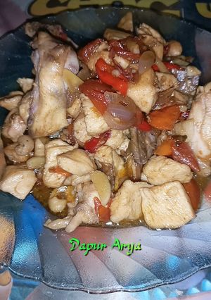 Foto resep Bekal anak : Ayam kecap pedas