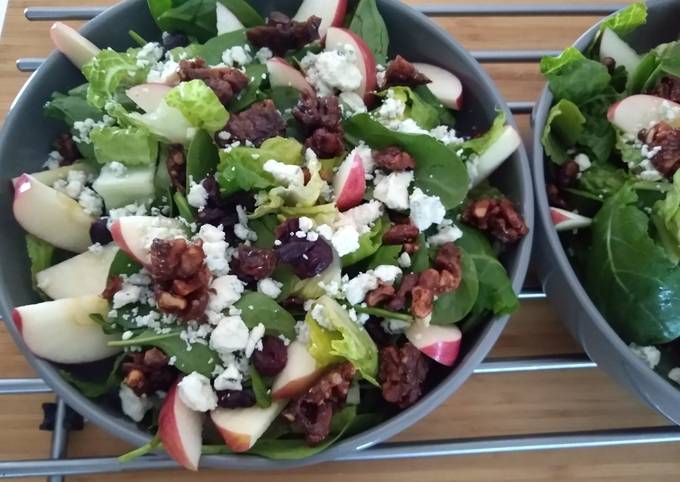 Apple Walnut Blue Cheese Salad