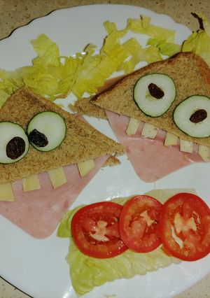 Una foto de Sándwich loco