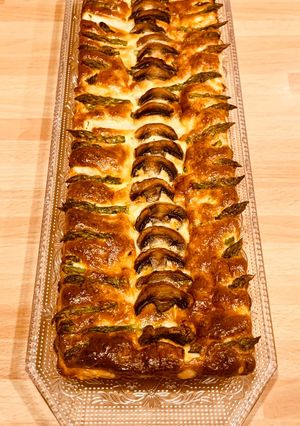 Foto di Quiche di asparagi e funghi