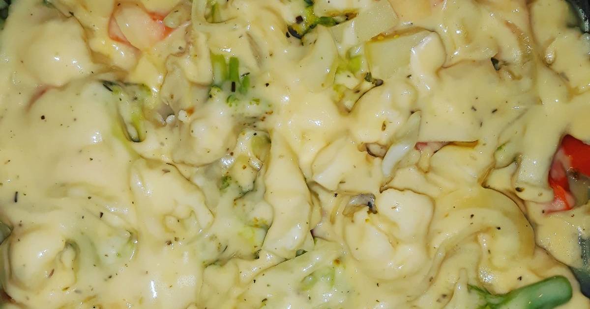 Vegetales en Bechamel Receta de Eidis Diaz Torres- Cookpad