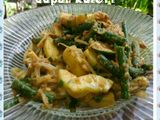 Pecel ucel dapur kalori