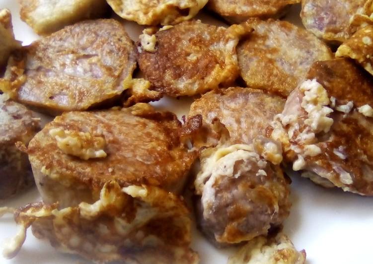 Recipe of Favorite Nduma mayai (Arrowroot and eggs)