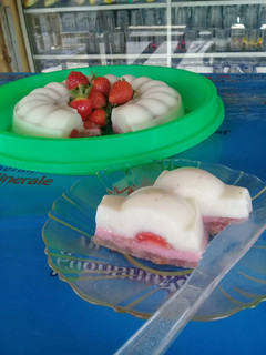 Foto resep Puding Susu strawberry