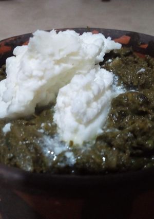 A picture of Sarson ka saag.