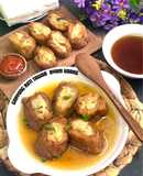 Gohyong Roti Tawar Ayam Udang