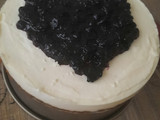 Blueberry cheesecake tanpa baking