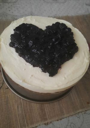 Foto resep Blueberry cheesecake tanpa baking