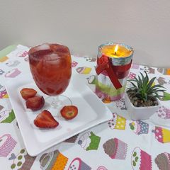 Refreshing strawberry lemonade in this summer season A picture of Refreshing strawberry lemonade in this summer season.