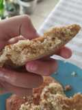 Galletas textura suave-cake de banana y avena
