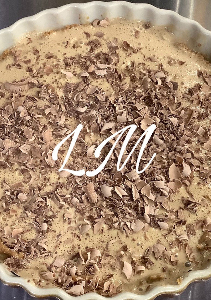 Una foto de Tarta helada de café