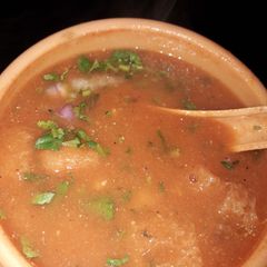 A picture of Tomato soup.