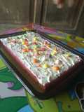 Bolu Kukus Pelangi 3 Telur Ekonomis Tanpa Santan/ Rainbow Cake