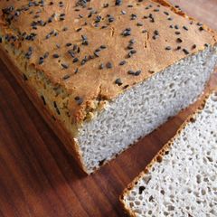 100% Buckwheat Flour Bread A picture of 100% Buckwheat Flour Bread.