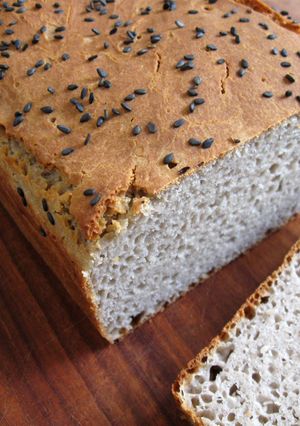 A picture of 100% Buckwheat Flour Bread.