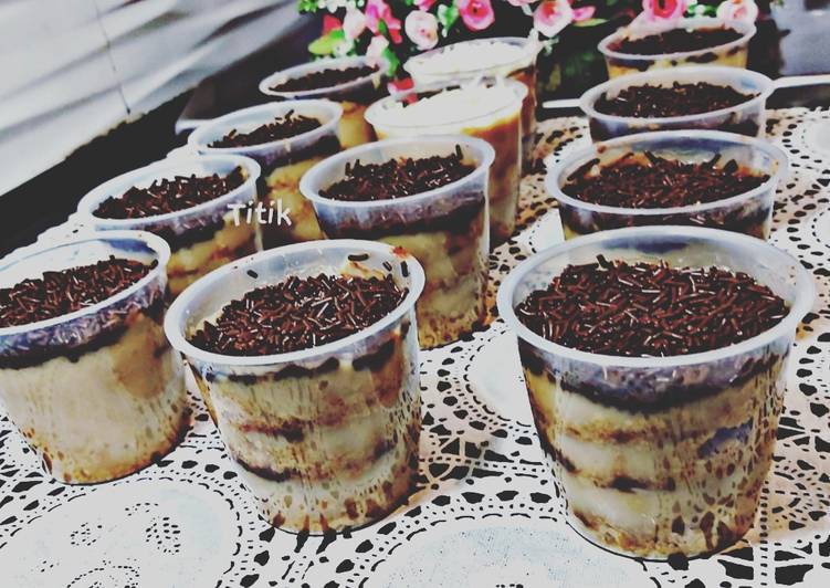Rahasia Membuat Tiramisu Dessert Box Cup Hanya 6 Bahan Rp 29500 Jadi 12 Cup Yang Gurih