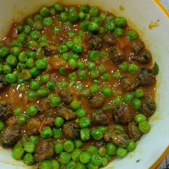 A picture of Matar dhokali.