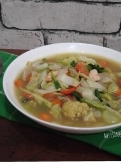 Foto resep CapCay Kuah Kaldu Udang