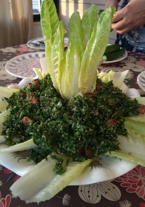 صورة لوصفة تبولة