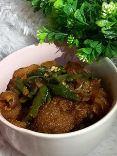 Foto resep Tumis Krecek Cabe Ijo