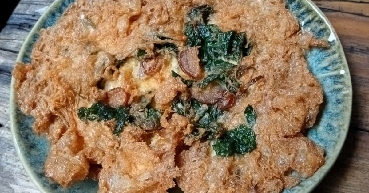 Telur Dadar Bayam