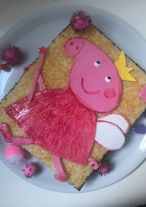 Una foto de Tarta de Pepa Pig, facilita