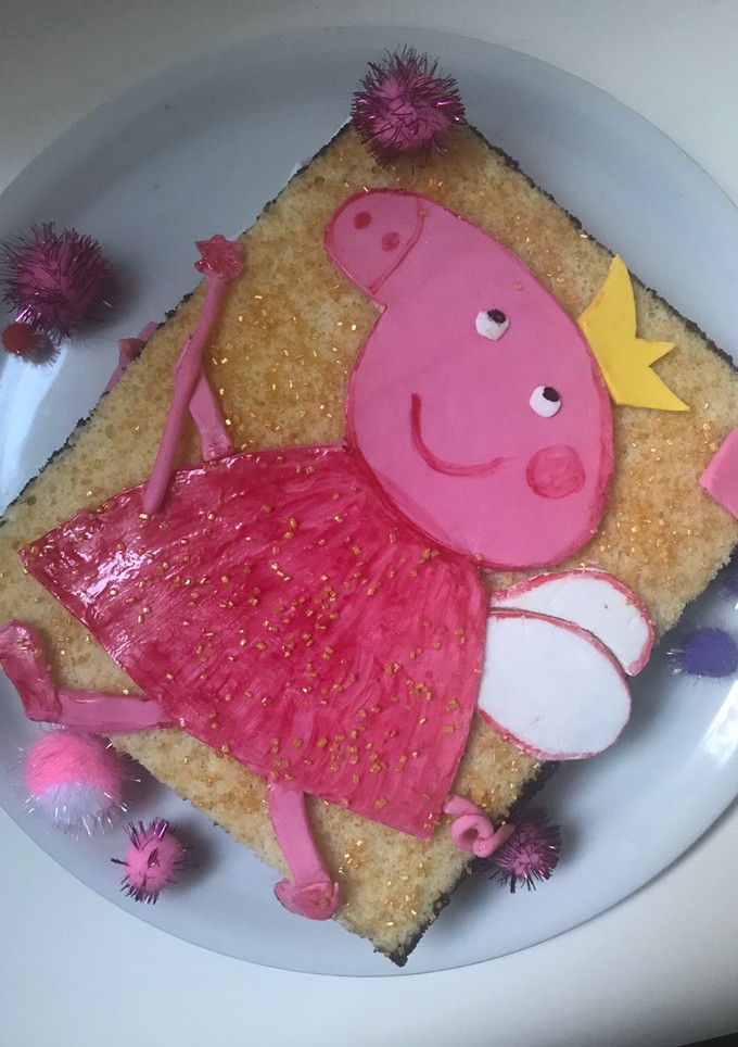 Una foto de Tarta de Pepa Pig, facilita