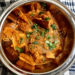 A picture of Elephant yam curry.