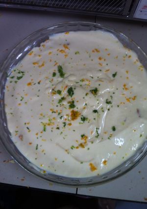 Una foto de Torta fria de limón