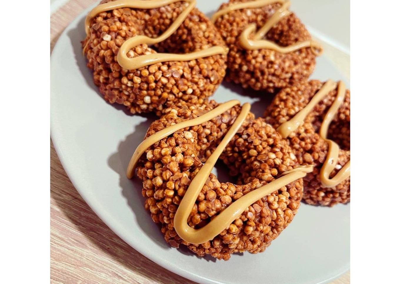 Donuts de quinoa croustillant choconoisette 🍫