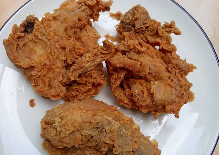 Langkah Mudah untuk Membuat Fried chicken simple Anti Gagal