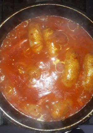 Una foto de Chorizo a la pomarola