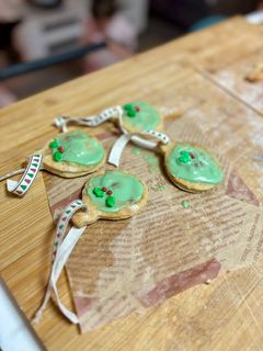 Una foto de Galletas de Navidad sin azúcar para hacer con bebés