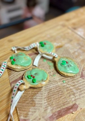 Una foto de Galletas de Navidad sin azúcar para hacer con bebés
