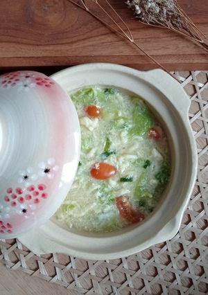 Foto resep Sup Sayur Telur buat Sarapan Sehat