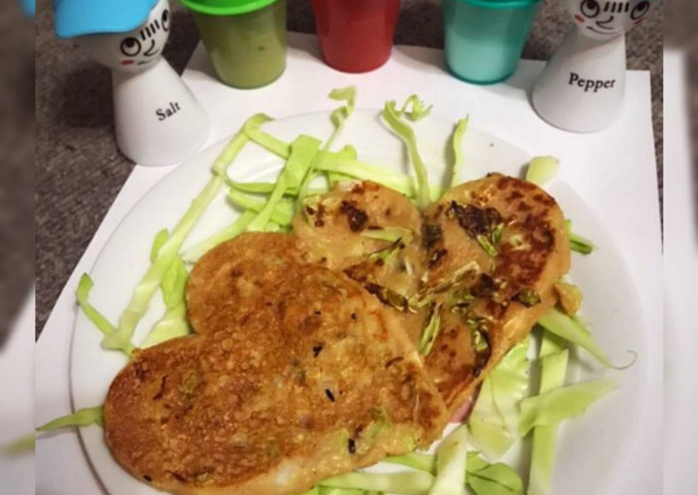 Vegetarian okonomiyaki