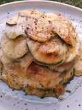 Gratinado de milhojas de calabacín y tomate