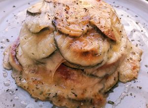 Foto principal de Gratinado de milhojas de calabacín y tomate