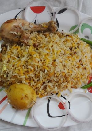A picture of Kolkata Style Chicken Biriyani       .