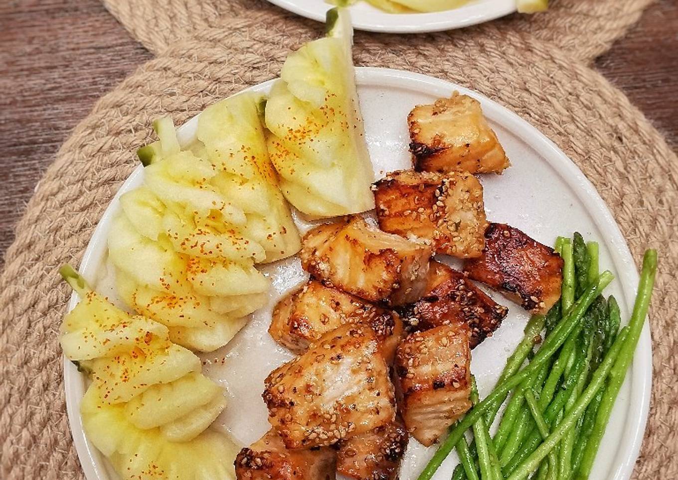 Miso-Honey Glazed Salmon