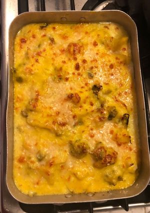 Foto di Cavoli romaneschi gratinati con curcuma