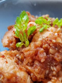 A picture of Chicken in Peanut Sauce.