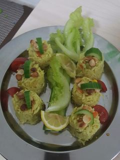 صورة لوصفة زر بالخضار والزنجبيل ❤