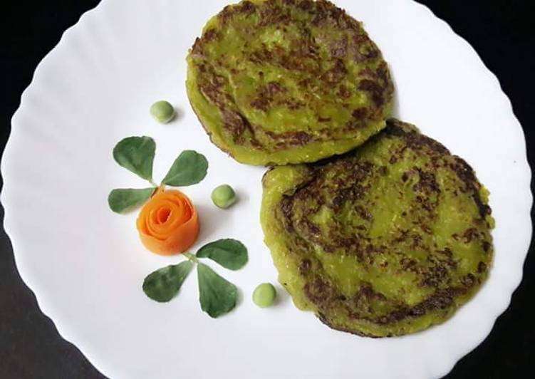 Recipe of Quick Peas Pancakes