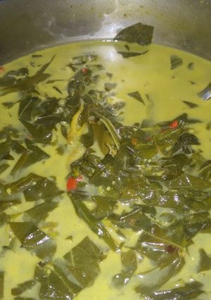 Foto resep Sayur daun singkong santan