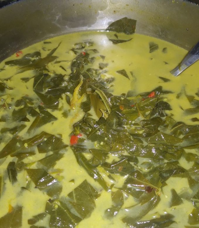 Foto resep Sayur daun singkong santan