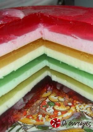 Φωτογραφία της συνταγής Ζελέ Ουράνιο Τόξο