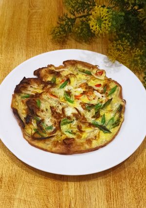 Foto resep Dadar Tauge Bunga Bawang